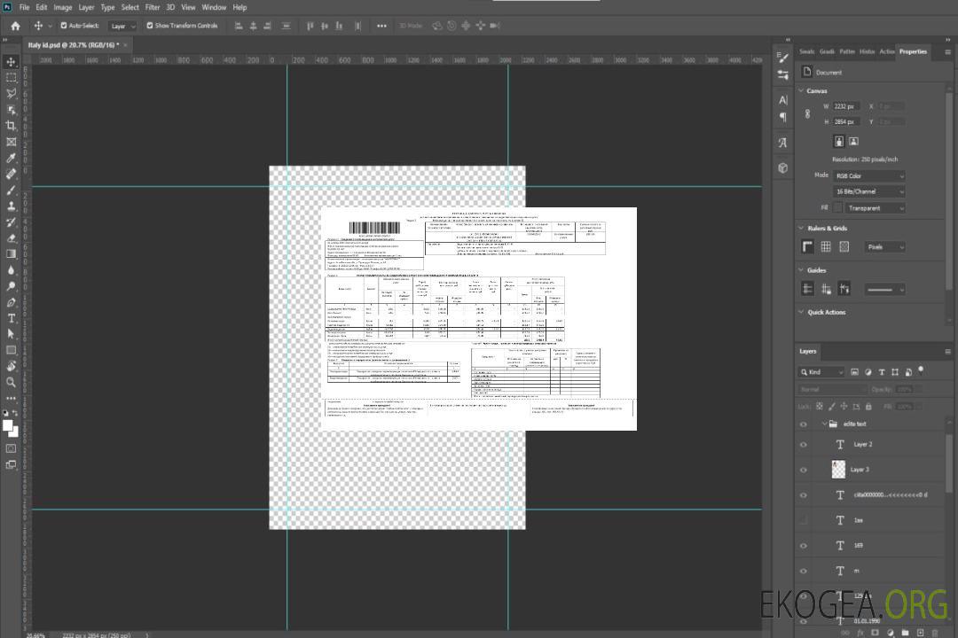 Modèle de facture de services publics pour les entreprises russes aux formats .doc et .pdf, entièrement modifiable template